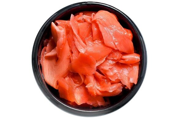 Marinated ginger